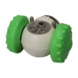 ของเล่นลูกกลิ้งให้อาหารสุนัขแบบกำหนดเอง พร้อมโครงสร้างขับเคลื่อนสองล้อ และฟังก์ชันจ่ายอาหารทางเดียว ผลิตภายใต้แบรนด์ส่วนตัว - Product Image 2