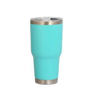 Gobelet isotherme en acier inoxydable bleu 20 oz, léger, couleur unie, conservation de la chaleur 12-24 heures - Product Image 3
