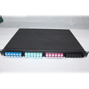 Kaset tipi raf monte sabit Fiber optik SM OM3 OM4 LC MPO ODF <span class=keywords><strong>Patch</strong></span> <span class=keywords><strong>Panel</strong></span> - Product Image 3