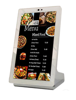 Affichage numérique tout-en-un de 10,1 et 15,6 pouces, écran publicitaire Android, comptoir de restaurant, table en forme de L