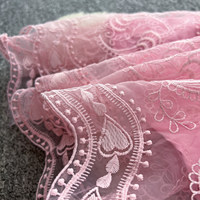 Robe longue décontractée pour femmes, élégante, rose, brodée, col chemise, manches courtes, avec ceinture, pour un usage quotidien