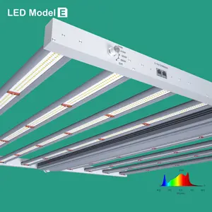 HongYi LED Model E 8 bars 680W Seoul or Samsung diodes LED grow light in greenhouse