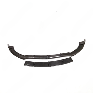 Pour AN Bumper Benz W205 <span class=keywords><strong>Brabus</strong></span> AMG Lame avant en fibre de carbone double couche Diffuseur avant - Product Image 4