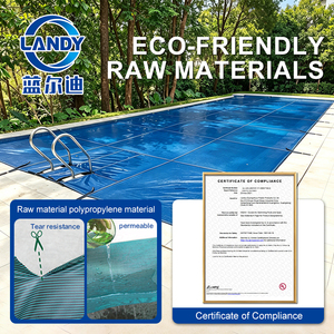 Copertura di Sicurezza per <span class=keywords><strong>Piscina</strong></span> Landy PP Walk-on, Resistente ai Raggi UV, Anti-alghe, Certificata ASTM, Copertura Solida per Piscine Interrate Greche - Product Image 4
