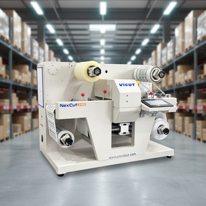 Cortadora <span class=keywords><strong>de</strong></span> Etiquetas <span class=keywords><strong>de</strong></span> Doble Cabezal <span class=keywords><strong>de</strong></span> Alta Eficiencia y Velocidad para Producción Interna en Pequeñas Empresas con Laminación en Frío - Product Image 1