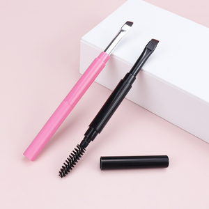 Cepillo <span class=keywords><strong>de</strong></span> Cejas <span class=keywords><strong>de</strong></span> Doble Cabeza Personalizable con Marca Privada - Cepillo Angulado <span class=keywords><strong>para</strong></span> Aplicación y Difuminado Precisos - Product Image 1
