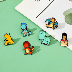Pin de Metal Creativo y Divertido de Dibujos Animados, Pin de Esmalte de la <span class=keywords><strong>Serie</strong></span> de Anime, Personalidad, Venta Caliente - Product Image 6