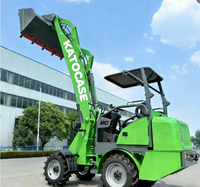 KATOCASE Diesel Mini-Radlader 0,45m Schaufelkapazität 1000kg Getriebemotorpumpe Lager Hocheffiziente Technik