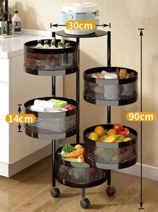 Kinh Tế ba lớp kim loại lưu trữ giá di động hiển thị giá - Product Image 3