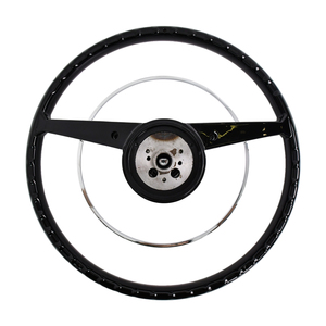 TIYPEOR 15 Inch Retro Sport Steering Wheel for 1957 Chevrolet <strong>BELAIR</strong> 150 210NOMAD - Product Image 5