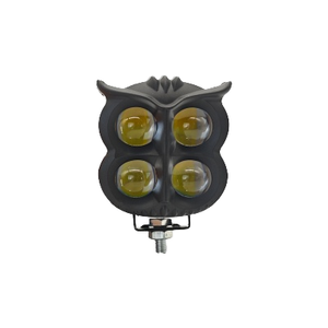 Luz Antiniebla para Motocicleta de 12V-80V, Diseño de Búho de 4 Lentes, Luz Blanca y Amarilla de Doble Color, Faro Auxiliar para Motocicleta - Product Image 4
