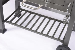 Parrillas de <span class=keywords><strong>barbacoa</strong></span> de <span class=keywords><strong>carbón</strong></span> plegables negras de Venta caliente Parrilla de ahumador al aire libre con Cenicero ajustable <span class=keywords><strong>para</strong></span> acampar - Product Image 5