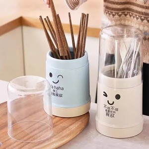 Nouvel accessoire de cuisine mignon : support de rangement et d'essorage pour cuillères et baguettes, égouttoir, panier à couverts, organisateur H0Y1 - Product Image 5