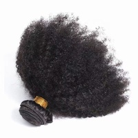 Mèches de Cheveux Humains Bruts Indiens Afro Crépus Bouclés 4B 4C, Vierge Naturel Bouclé, 100% Doux, Tissage Mèche Extension