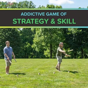 <span class=keywords><strong>Juego</strong></span> de Lanzamiento de Madera Viking Kubb Classic - <span class=keywords><strong>Juego</strong></span> Familiar para Patio al Aire Libre para Niños y Adultos con Piezas de Madera Dura de Primera Calidad - Product Image 2