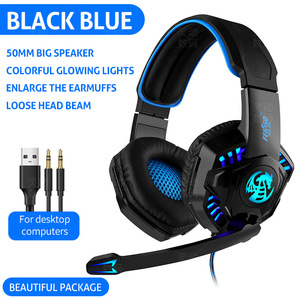 Adaptateur USB insérable monté sur la tête 2024, casque de jeu filaire <span class=keywords><strong>sans</strong></span> <span class=keywords><strong>fil</strong></span>, écouteurs de jeu, écouteurs <span class=keywords><strong>moins</strong></span> chers - Product Image 2
