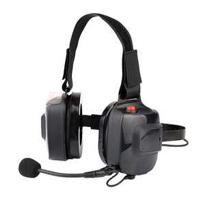 Radio bidireccional Micrófono con cancelación de ruido resistente Detrás de la cabeza Auriculares con 2 PTT y cable reemplazable para <span class=keywords><strong>Kenwood</strong></span> <span class=keywords><strong>Walkie</strong></span> de 2 pines - Product Image 2