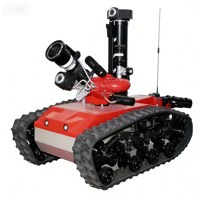 Ce robot de lutte contre les incendies est utilisé pour l'extinction des incendies et les opérations de sauvetage d'urgence.