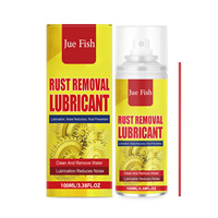 JUE FISH – Spray lubrifiant décapant de rouille pour le detailing automobile – Nettoyage doux des pièces de machine – Élimination de la rouille métallique – Éclaircissant