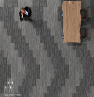 Tapis de sol en vinyle pour l'intérieur, au design moderne, épaisseur 2mm 4mm 5mm, installation adhésive facile, sol LVT