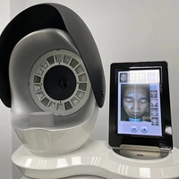 Analyseur de peau facial professionnel amélioré par l'IA, machine d'analyse précise de la peau du visage, équipement de détection de la peau pour salon de beauté, soins de la peau