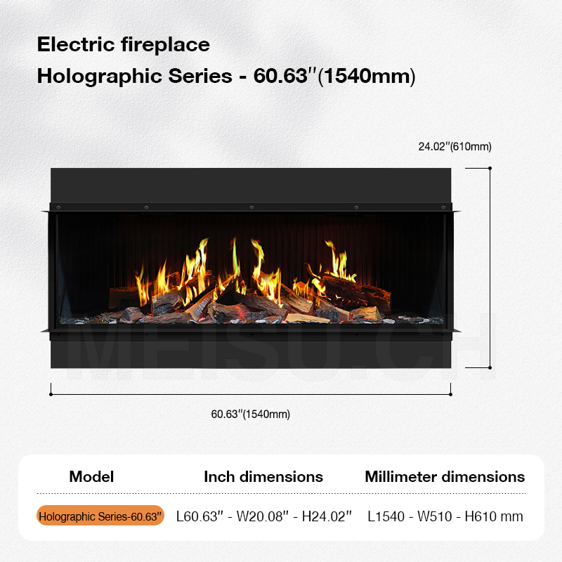 Negro 60.63" - 1540 mm