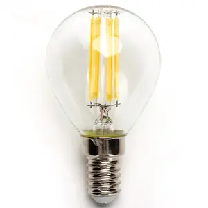 Bombilla LED G45 E14 4W transparente, económica y de larga duración, ideal para iluminación decorativa y ambiental. - Product Image 3