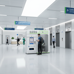 Huasheng Tıbbi Profesyonel Sağlık Taramaları Yapay Zeka Tele-tıp Akıllı Hepsi Bir Arada Tıbbi Sağlık Kontrol Kiosku HS-S650 - Product Image 6