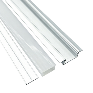 Profilé LED en aluminium étanche pour extérieur, IP68, en forme de U, diffuseur linéaire encastré pour l'éclairage des piscines et des terrasses - Product Image 2