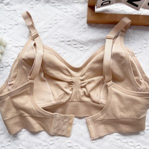Soutien-gorge de maternité confortable et sexy en gros, taille XL, ouverture frontale, sans armatures, bretelles convertibles, respirant pour femmes enceintes - Product Image 6