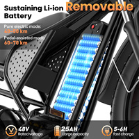 Bicicleta Eléctrica de Montaña MTB Todoterreno con Alarma Antirrobo y Bluetooth para Adultos, Disponible en Almacén Local