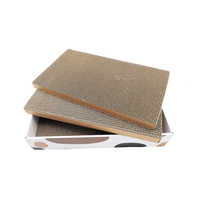 Vente en gros de nid de planche à gratter pour chat boîte en carton ondulé maison de canapé-lit de nid à gratter lit de jouet de griffe de chat