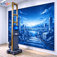 Imprimante murale UV LINCJET LC-A2 pour murs peints, machine d'impression murale numérique mobile pour la décoration des murs en plâtre et en gypse
