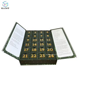 Özel büyük boş noel Advent takvim kutusu 24 gün güzellik - Product Image 4