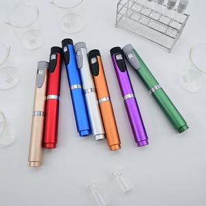 Multicolor 60IU Reusable Metal Injection <b>Pen</b> with Rubber Stopper Custom Logo and Adjustable Dosing - Product Image 6