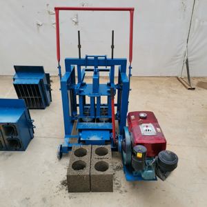 2-45 Bricklaying <b>Machine</b> for <b>Making</b> 250-150-200 (LWH) mm Solid BricksSmall Mobile DieselConcrete Brick Press <b>Machine</b> - Product Image 6