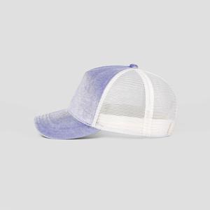 Design Custom 5 Panel Embroidery Two Tone Corduroy Baseball Cap 5 Panel <b>Hat</b> Unstructured - Product Image 6
