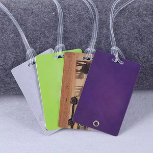 Etiqueta de equipaje de viaje de PVC de moda personalizada etiquetas de identificación de equipaje para maleta nombre pegatina bolsa etiqueta de identificación - Product Image 3