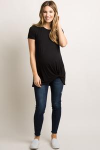 Maternité manches courtes débardeur ventre t-<span class=keywords><strong>shirt</strong></span> vêtements pour femmes enceintes <span class=keywords><strong>grossesse</strong></span> t-shirts hauts - Product Image 4