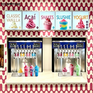 Machine à glace molle et yaourt glacé 7 saveurs Spaceman Brésil, livraison gratuite, 8 programmes, machine à margaritas et snacks - Product Image 2