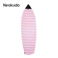 Housse de planche de surf légère en tissu éponge, avec poche intérieure, housse de chaussette de planche de surf multicolore, taille personnalisée