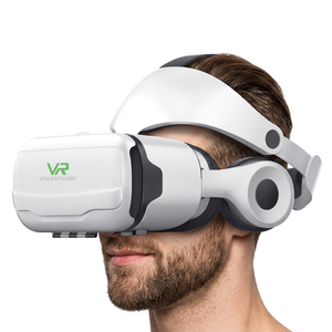 Gafas de Realidad Virtual VR con Auriculares, Diseño Moderno de Plástico Portátil para Regalos en Ferias Comerciales - Product Image 2