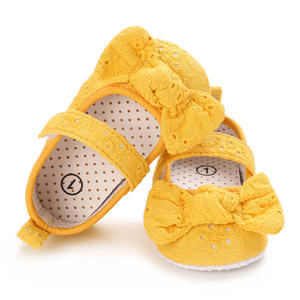All'ingrosso primavera e autunno 0-1 anno scarpe da bambino principessa in pizzo <span class=keywords><strong>rosa</strong></span> scarpe da bambino - Product Image 3