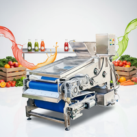 Zelfreinigende kleine bandkoudpers voor het verwerken van fruit & groenten