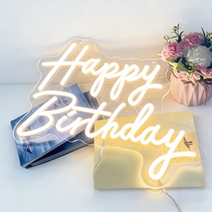 Letras de Marquesina de Luz LED de Neón Personalizadas, Multicolores, Impermeables IP54, Control Táctil, para Escuelas, Hospitales, Edificios, Bodas, Tiendas - Product Image 1