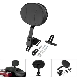 TCMT XF2906A63-B Adjustable Plug In Driver Rider Backrest Kit Fit For Harley Touring Electra Glide Road Glide Road King