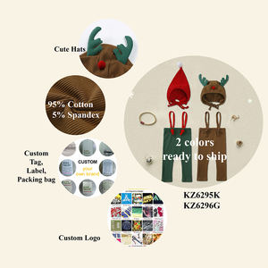 Navidad 2026 Ropa Linda de Bebé Pantalones Tejidos para Niños Pequeños Niñas y Niños Pantalones de Bebé Recién Nacido Ropa de Algodón Conjuntos para Recién Nacidos con Gorro - Product Image 2