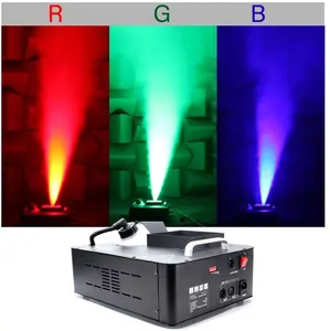 UKing RGB Lighting Effect Fog Machine with Remote & DMX 512 1500W Smoke Machine