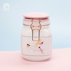 High Quality Large Glass Stash Jars Bottles Swing Top Glass Storage Jar/Clip Top Glass Pickled Cherry Canned Food Jar