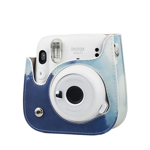 Sac pour appareil photo rétro en cuir PU, pour fujifilm <span class=keywords><strong>instax</strong></span> <span class=keywords><strong>Mini</strong></span> 11/<span class=keywords><strong>9</strong></span>/8/12, sac de rangement de style design, anti-poussière, protection complète du corps - Product Image 3